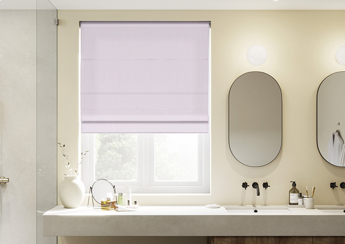 Windermere, Mauve - Twist&Fit Roman Blind - Image 3